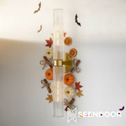 Rivora Double-Short Fluted Glass Modern Wall Light – Twin Bar Accent for Hallway & Patio